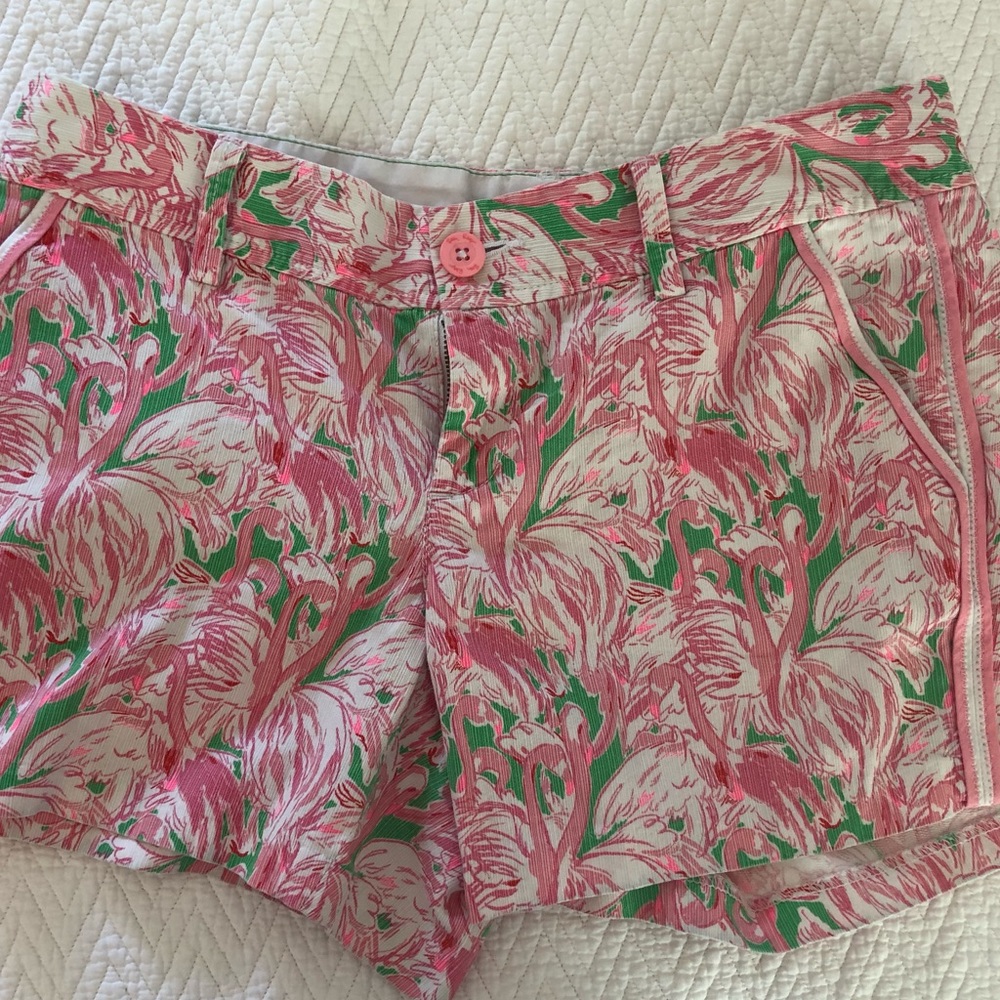 Lilly Pulitzer Callahan Flamingo Shorts